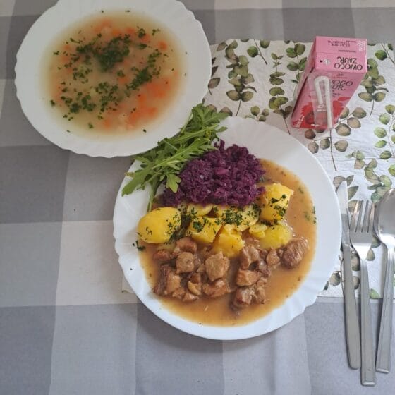 Poniedziałek 07.04.2025 r.: Obiad