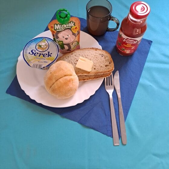 Poniedziałek 14.04.2025 r.: Kolacja