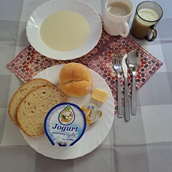 Wtorek 1.07.2025 r.: Śniadanie