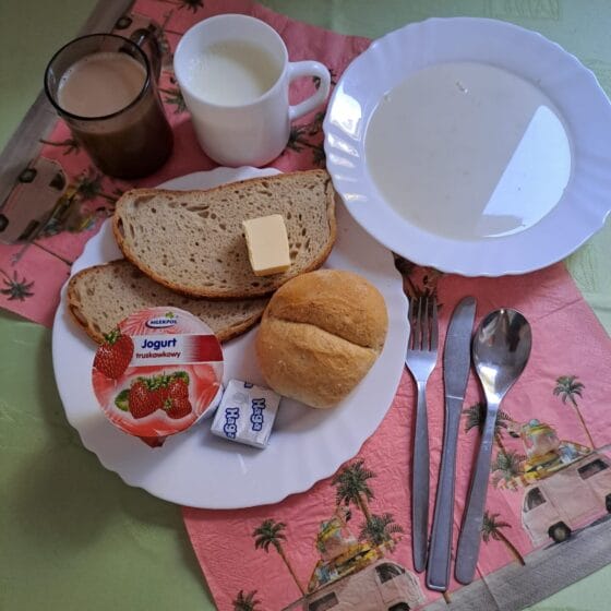 Wtorek 2.09.2025 r.: Śniadanie