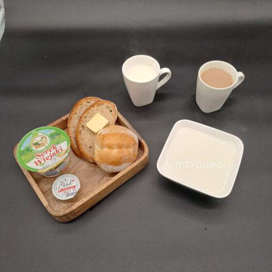 Poniedziałek 8.12.2025r.: Dieta podstawowa - śniadanie